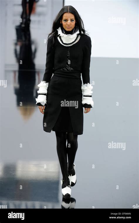 chanel black suit